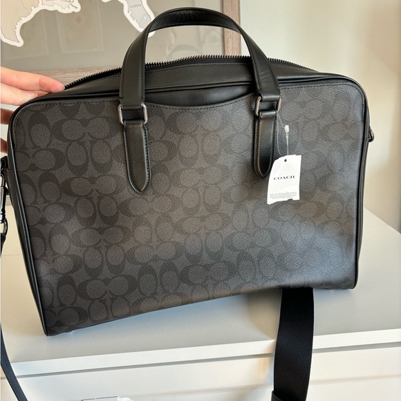 Coach Graham Structured Brief Case Brand New - Picture 2 of 7